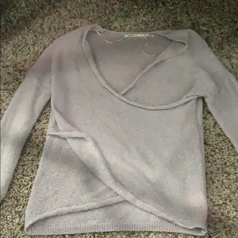 Urban Outfitters Purple Cross Sweater